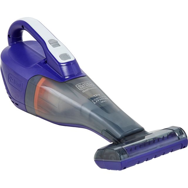 Black + Decker 12v Pet Dustbuster DVB315JP-GB Handheld Vacuum Cleaner with up to 9 Minutes Run Time